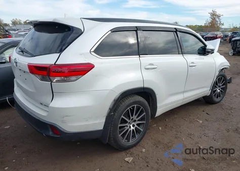 2018 Toyota Highlander Se from USA, damaged, VIN 5TDJZRFH2JS497482